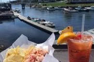 Boat tour to Barnacle Billy's in Perkins Cove Ogunquit, Maine.