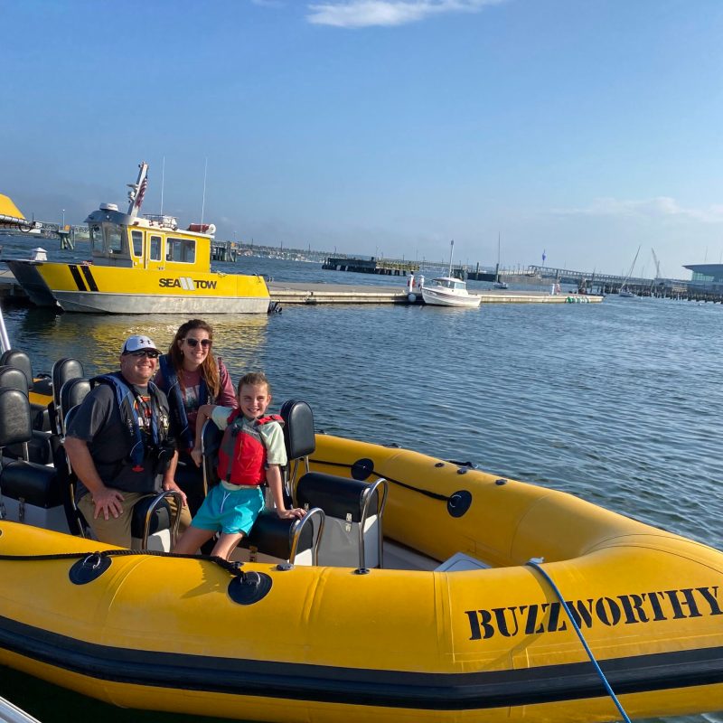 a small boat in a body of water